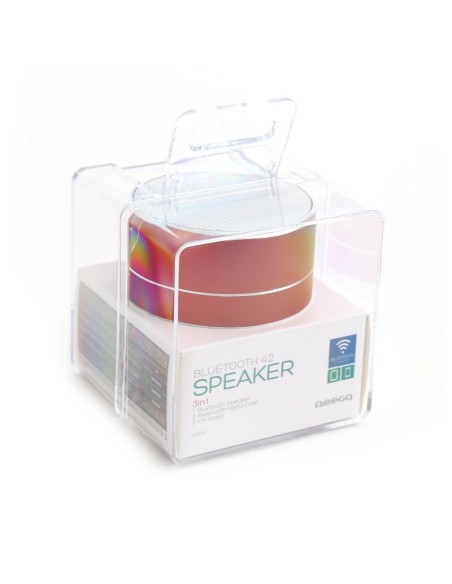 OMEGA Altavoz Bluetooth 4.2 OG57R Rojo - Imagen 2