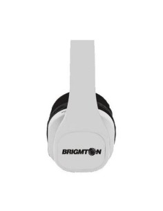 Brigmton Auriculares MP3/Radio SD Bateria Blancos - Imagen 1