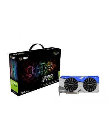 TARJETA GRÁFICA PALIT GTX 1070 GAME ROCK 8GB GDDR5 - Imagen 1