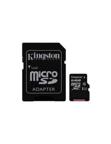 MEM MICRO SDHC 64GB KINGSTON CANVAS SELECT CL10 - Imagen 1