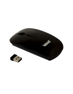 iggual SLIM-2 Ratón óptico 1600dpi plano 2,4G Negr - Imagen 1