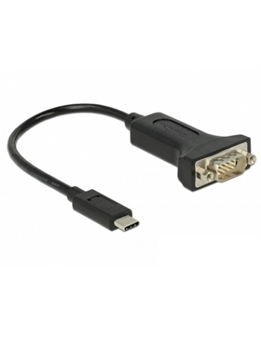 Delock Adaptador USB Type-CT > 1 x DB9 RS-232 seri - Imagen 1