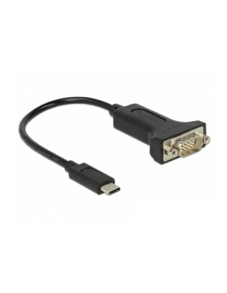 Delock Adaptador USB Type-CT > 1 x DB9 RS-232 seri - Imagen 1