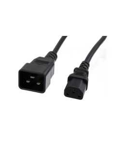 Salicru CABLE SALIDA IEC C13/C20 1,8 m 10 A cable de transmisión Negro IEC C20 - Imagen 1