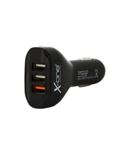 X-One cargador coche QC 3x USB 3.6-6.5V / 3A Neg - Imagen 1