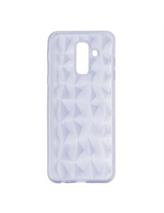 X-One Funda Diamante 3D Samsung A6 Plus 2018 Trans - Imagen 1