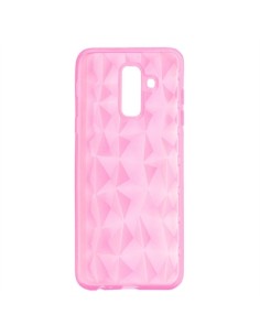 X-One Funda Diamante 3D Samsung A6 Plus 2018 Rosa - Imagen 1