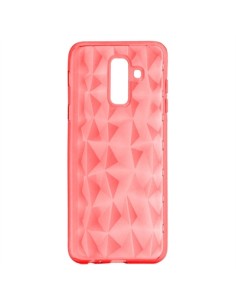X-One Funda Diamante 3D Samsung A6 Plus 2018 Rojo - Imagen 1