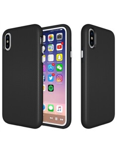 X-One Funda Carcasa Anti-shock iPhone X Negro - Imagen 1