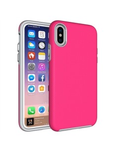 X-One Funda Carcasa Anti-shock iPhone X Rosa - Imagen 1