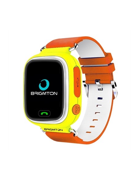 Brigmton BWATCH-KIDS SmartWatch GPS Naranja - Imagen 1
