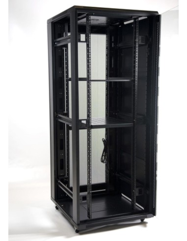 Monolyth SH6832 estante 800 kg Rack o bastidor independiente 32U Negro - Imagen 1