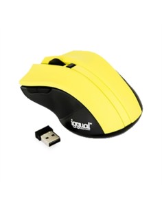 iggual CONNECT Ratón óptico 1600dpi 2,4G. Amarillo - Imagen 1