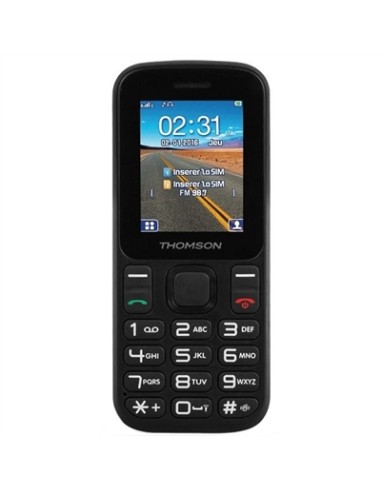 THOMSON T12 Telefono Movil 1.77" BT DualSim Negro - Imagen 1