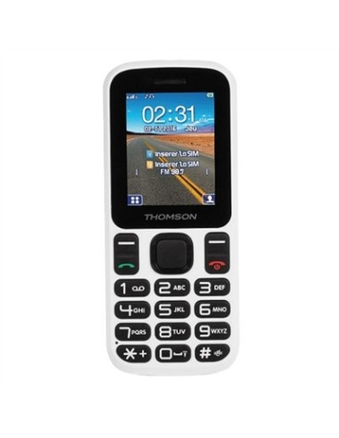 THOMSON T12 Telefono Movil 1.77" BT DualSim Blanco - Imagen 1
