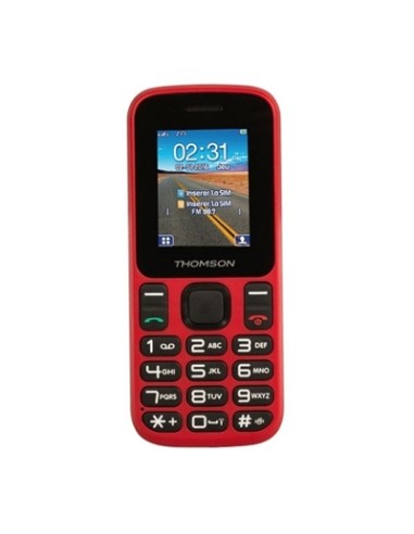 THOMSON T12 Telefono Movil 1.77" BT DualSim Rojo - Imagen 1