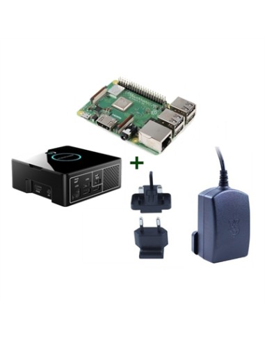 Raspberry kit Pi 3 B+ + Desktop + fuente - Imagen 1