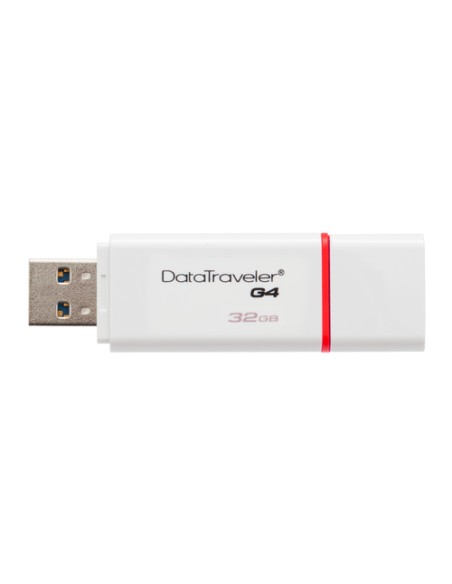 USB KINGSTON 32GB DATA TRAVELER I G4 WHITE + RED 3.0 DTIG4/32GB-AMZ - Imagen 3