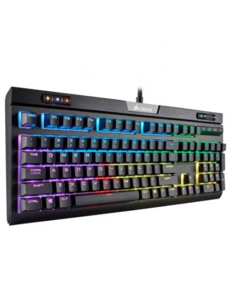 TECLADO CORSAIR GAMING STRAFE RGB MK.2 CHERRY MX RED - Imagen 2