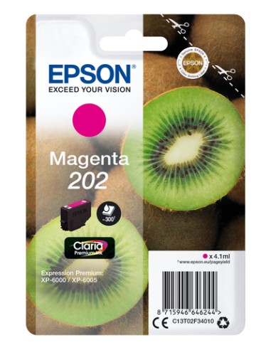 Epson Singlepack Magenta 202 Claria Premium Ink - Imagen 1