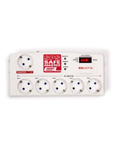 Salicru SPS.SAFE MASTER 6L limitador de tensión 6 salidas AC 230 V Blanco - Imagen 1