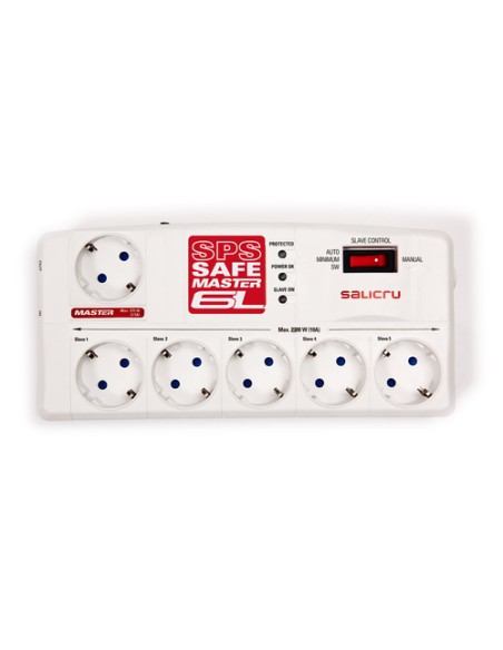 Salicru SPS.SAFE MASTER 6L limitador de tensión 6 salidas AC 230 V Blanco - Imagen 1