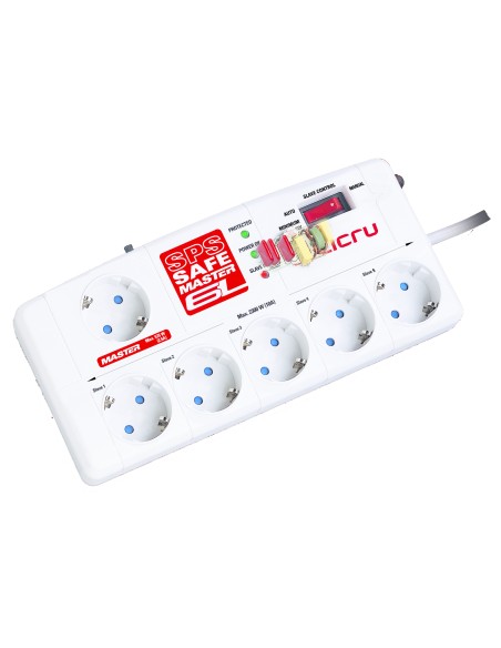 Salicru SPS.SAFE MASTER 6L limitador de tensión 6 salidas AC 230 V Blanco - Imagen 2