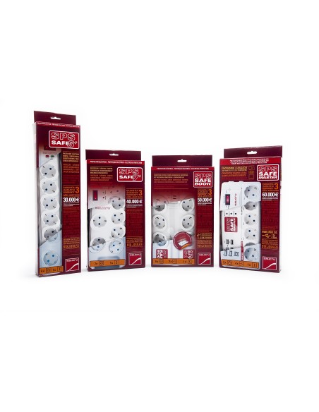 Salicru SPS.SAFE MASTER 6L limitador de tensión 6 salidas AC 230 V Blanco - Imagen 4