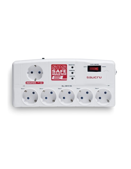 Salicru SPS.SAFE MASTER 6L limitador de tensión 6 salidas AC 230 V Blanco - Imagen 6