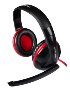 Mars Gaming MH0 auricular con micrófono Binaural Diadema Negro, Rojo - Imagen 1