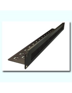 PANEL 19" CEPILLO 1U NEGRO - Imagen 1