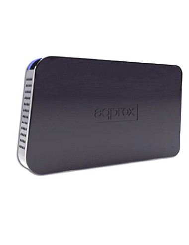 CAJA EXTERNA HDD 2.5" SATA-USB 3.0 APPROX NEGRA - Imagen 1