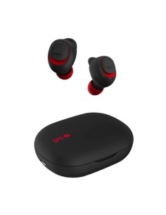 SPC Auricular+mic Inalámbrico EBON GO Negro/Rojo - Imagen 1