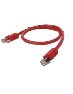 Gembird Patch Cord Cat.5e FTP 1m cable de red Cat5e F/UTP (FTP) Rojo - Imagen 1