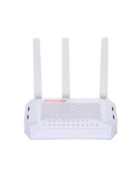 Kasda KW6512 router inalámbrico Doble banda (2,4 GHz / 5 GHz) Ethernet rápido Blanco - Imagen 3