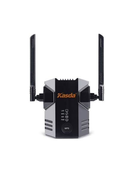 Kasda KW5583 ampliador de red Repetidor de red 10,100 Mbit/s Negro - Imagen 1