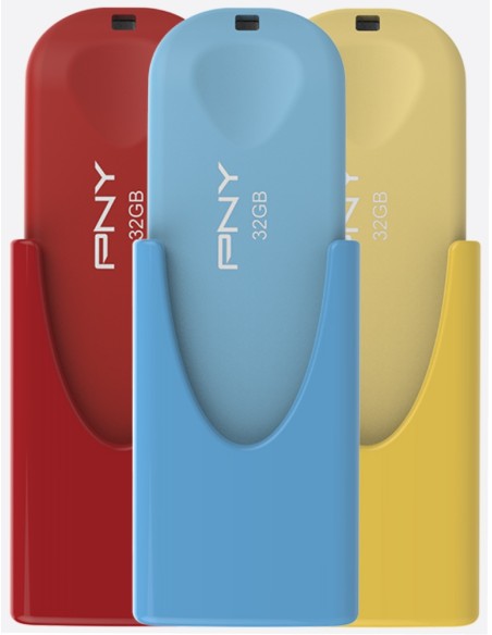 TRIPLE PACK 3x32GB USB2.0 LIMITED EDITION PNY - Imagen 2