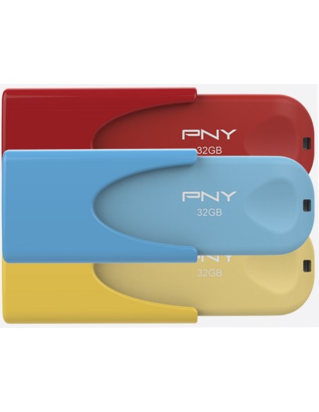 TRIPLE PACK 3x32GB USB2.0 LIMITED EDITION PNY - Imagen 3
