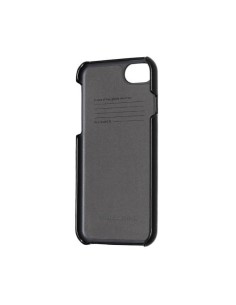 FUNDA + PROTECTOR DE PANTALLA IPHONE 6+/6s+/7+/8+. NEGRO MOLESKINE - Imagen 1