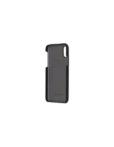 FUNDA + PROTECTOR DE PANTALLA IPHONE X/XS. NEGRO MOLESKINE - Imagen 2