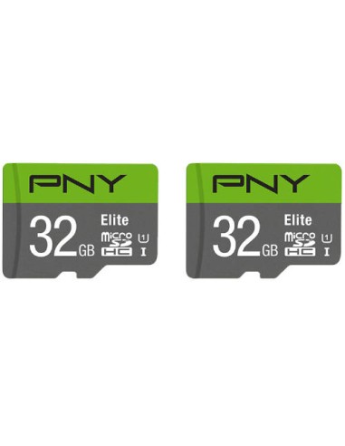 MICROSD PACK 2 x 32GB ELITE PNY - Imagen 1