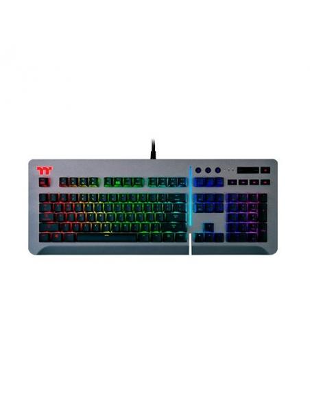 TECLADO MECANICO THERMALTAKE LEVEL 20 RGB TITANIO - Imagen 1