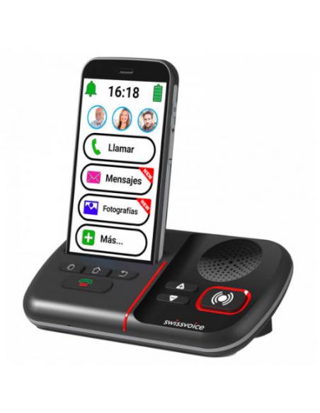 PACK C50S+PULSERA+FUNDA SWISSVOICE PACK ACCESORIOS C50S NEGRO - Imagen 1