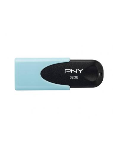 USB ATTACHE 4 BLUE 32GB PNY - Imagen 1