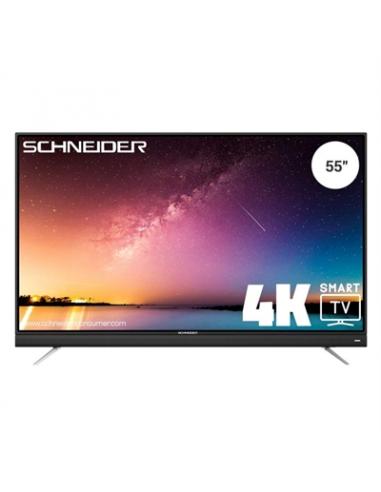 Schneider 55SSCU712K TV 55" DLED SmartTV+barra son - Imagen 1