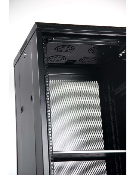 Monolyth 106010-2 estante 400 kg Rack o bastidor independiente 42U Negro - Imagen 6