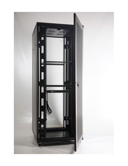 Monolyth SH6832 estante 800 kg Rack o bastidor independiente 32U Negro - Imagen 4