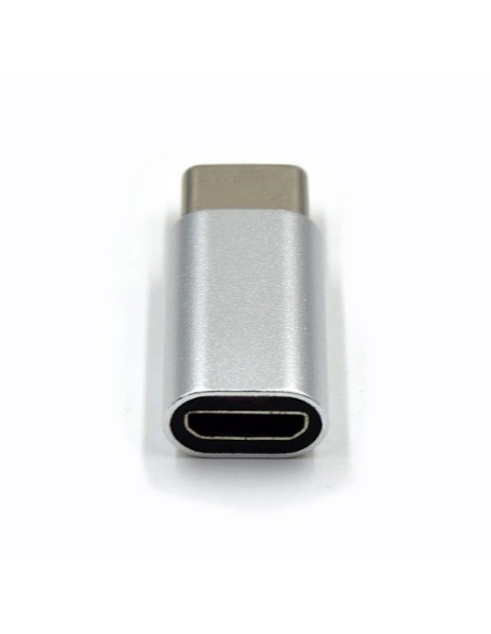 Ewent EW9645 adaptador de cable USB C Micro USB B Plata - Imagen 5
