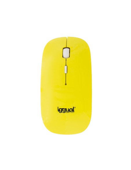 iggual SLIM-2 Ratón óptico 1600dpi plano 2,4G Ama. - Imagen 2