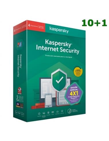 Kaspersky Internet Sec.  MD 2020 4L/1A PROMO 10+1 - Imagen 1